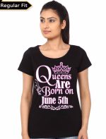 Queen Are Born In June 5th Black Top