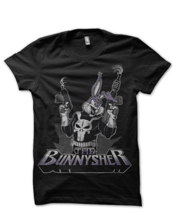 The Bunnysher Black T-Shirt