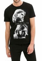 Kurt Cobain -The Idle Man Black T-Shirt