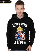 Legends Are Born In June Goku Black Hoodie