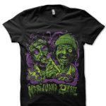 Marijuana Zombie Black T-Shirt