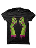Zombie Hands Black T-Shirt