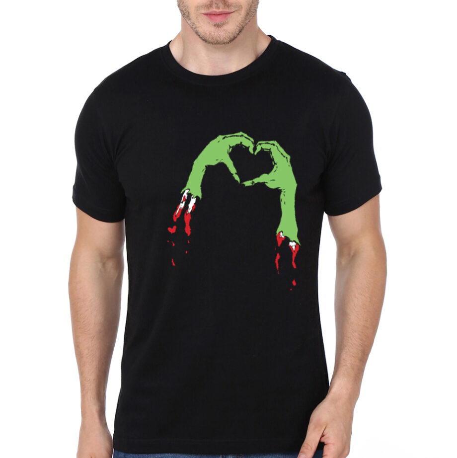 Zombie Hearty Hand Black T-Shirt