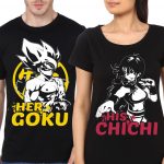 goku and chichi couple shirts