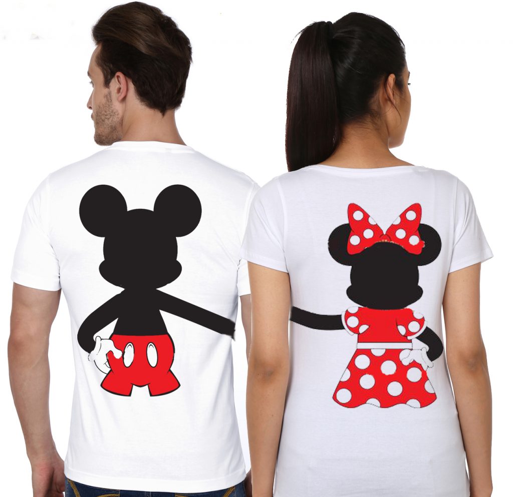 Couple T Shirt Mickey H&m Couples Mickey And Minnie Mouse