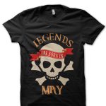 Legends Are Born May Black T-Shirt