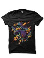 Magical Owl Black T-Shirt