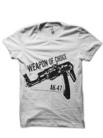 Weapon of Choice - AK-47 White T-Shirt