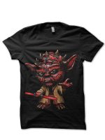 Darth Yoda Black T-Shirt