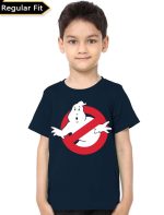 Ghostbusters Kids Navy Blue Unisex T-Shirt