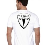 Tesla Motors White T-Shirt