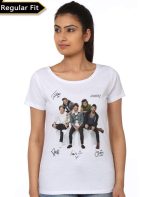 One Direction White Girl's T-Shirt