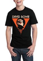 David Bowie Black Half Sleeve T-Shirt