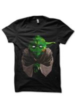 Minimal Yoda Black T-Shirt