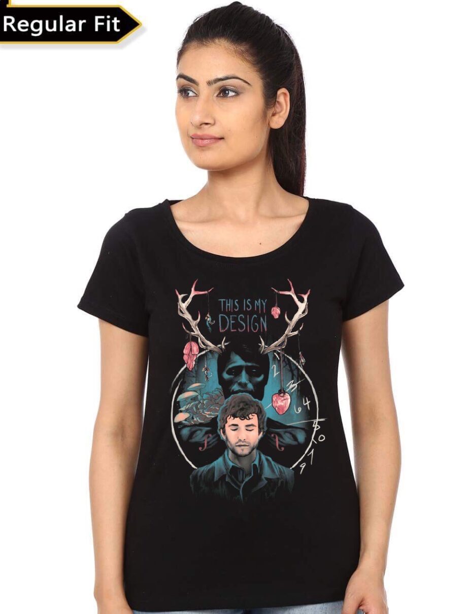 Hannibal Black Girl's T-Shirt