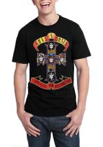 Guns And Roses Black T-Shirt