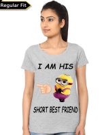 I Am His Short Best Friend Girls T-Shirt