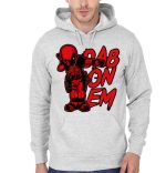 Dab On Em Deadpool Grey Hoodie