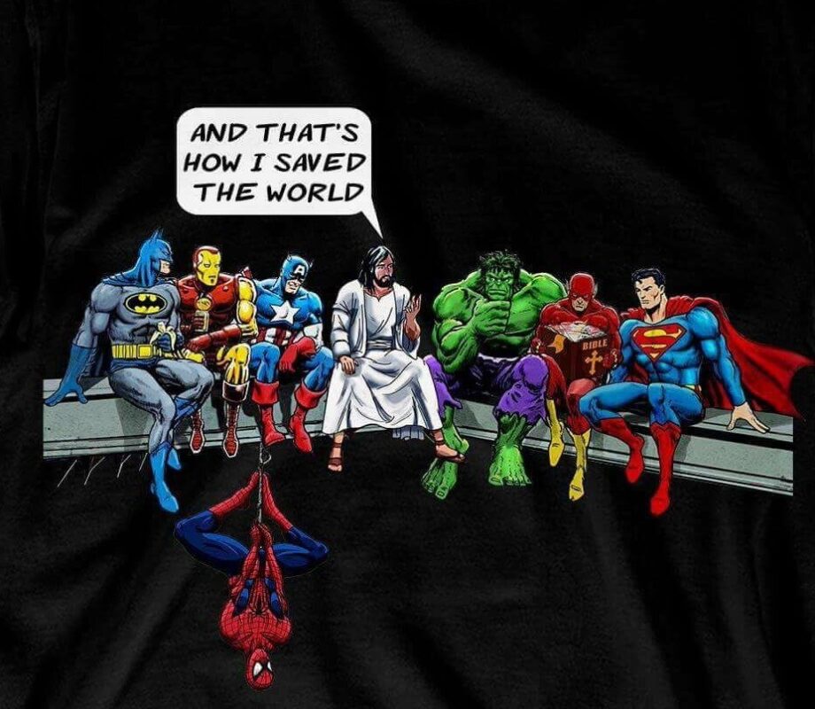 Jesus marvel shirt online