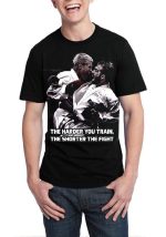 The Harder The Train The Shorter The Fight Black T-Shirt
