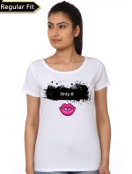Only B Girl's White T-Shirt