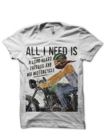 Hardcore Bike White T-Shirt
