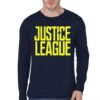 Justice League Navy Blue Full Sleeve T-Shirt