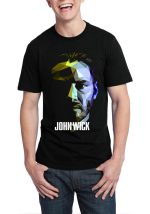 John Wick Vector Black T-Shirt