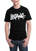 Logang Black T-Shirt