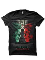 Targaryen Vs Lannister Black T-Shirt