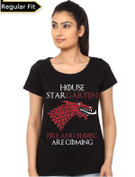 House Stargaryen Girl's Black T-Shirt