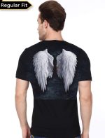 Back Wings Black T-Shirt