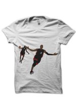 Dwyane Wade Lob To LeBron James White T-Shirt