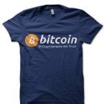 Bitcoin In Cryptography We Trust T-Shirt