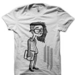 Geek White Tee