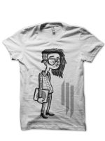 Geek White Tee