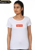 Supreme Girl's White T-Shirt