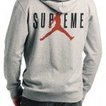Supreme Jordan Air Grey Hoodie