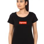 Supreme Girl's Black T-Shirt