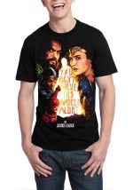 Justice League Black T-Shirt