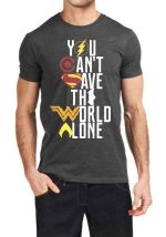 Justice League Charcoal Grey T-Shirt