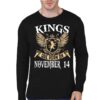 Kings Are Born On November Black T-shirt