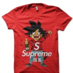 Supreme DBZ Goku Red T-Shirt