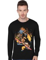 Dragon Ball - RedBug Camisetas Black Full Sleeve T-Shirt