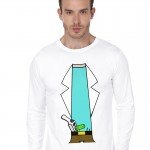 Rick Body White Full Sleeve T-Shirt