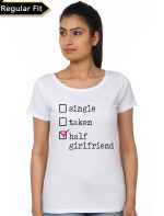 Half GirlFriend White Girls Top