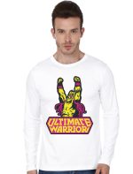 Ultimate Warrior White Full Sleeve T-Shirt