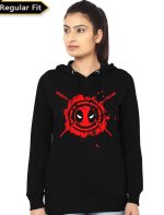 Deadpool Girl’s Black Hoodie