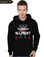 TRAINING TO BEAT ALL MIGHT Black Hoodie