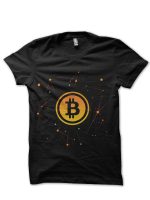 Bitcoin Blockchain Black T-Shirt